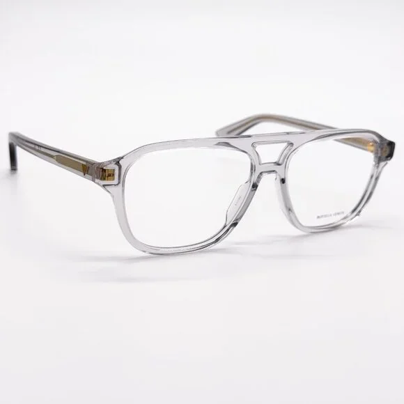 NEW BOTTEGA VENETA BV1294O 004 GREY UNISEX EYEGLASSES BOTTEGA VENETA